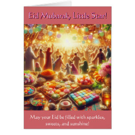 Kinder-ID-Karte - Eid Mubarak Little Star
