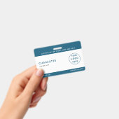 Kinder ID Lanyard Template Music Tour Schule Ausweis (Handheld)