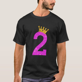 Kinder im Alter von 2 Jahren 2. Geburtstag Mädchen T-Shirt