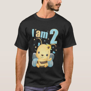 Kinder im Alter von 2 Jahren 2 Geburtstag Outfit B T-Shirt