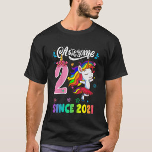 Kinder im Alter von 2 Jahren Mädchen spielen Einho T-Shirt