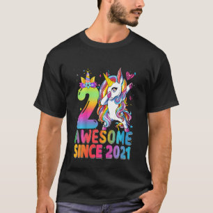 Kinder im Alter von 2 Jahren Mädchen spielen Einho T-Shirt