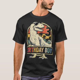 Kinder im Alter von 3 Jahren 3. Geburtstag Junge T T-Shirt