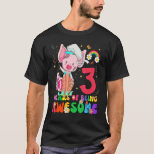 Kinder im Alter von 3 Jahren 3. Geburtstag Jungen  T-Shirt