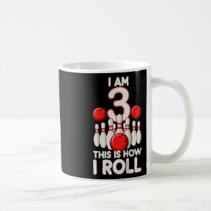 Kinder im Alter von 3 Jahren Bowling Party 3. Gebu Kaffeetasse