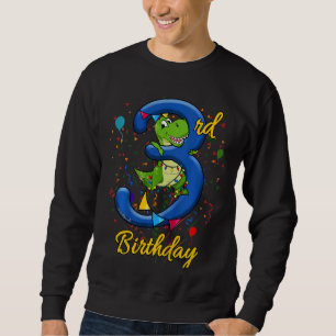 Kinder im Alter von 3 Jahren dritter Tag Rex 3. Ge Sweatshirt