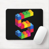 Kinder im Alter von 5 Jahren Gebäude blockiert Geb Mousepad (Mit Mouse)