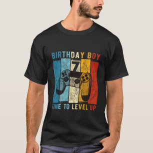 Kinder im Alter von 7 Jahren Geburtstag Junge 7 Ma T-Shirt