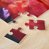 Kinder im farbenfrohen Tulip Garten Puzzle (Seite)
