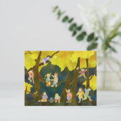 Kinder im Himmel Postkarte (Stehend Vorderseite)