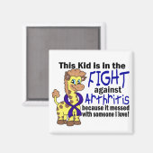 Kinder im Kampf gegen Arthritis Magnet (Vorderseite/Rückseite)
