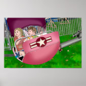 Kinder im Karneval Whimsical Art Poster (Vorne)