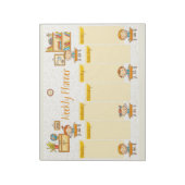 Kinder im Klassenzimmer Notizblock (Rotiert)