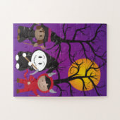 Kinder im KostümHalloween-Puzzle Puzzle (Horizontal)