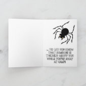 Kinder im Sommercamp-Spider kommen vorbei Karte (Innenseite)