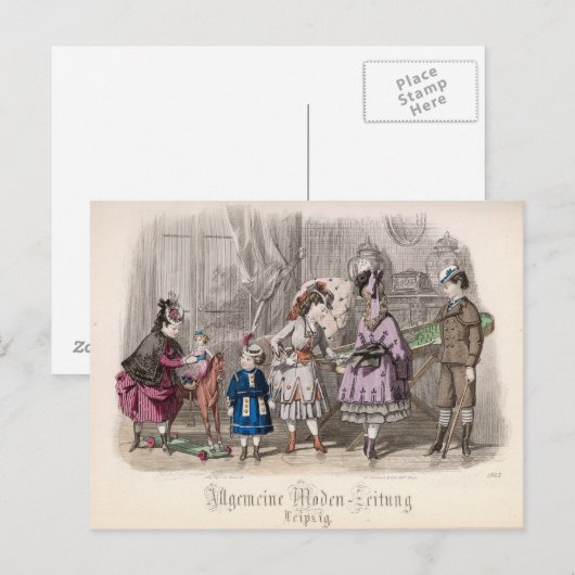 Kinder im Spiel Postkarte (Vorne/Hinten)