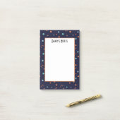 Kinder im tiefen Weltraum schießen Sterne Planeten Post-it Klebezettel (Auf Schreibtisch)