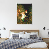 Kinder im Wald Leinwanddruck (Insitu (Schlafzimmer))