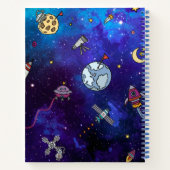 Kinder im Weltraum Notizblock (Rückseite)