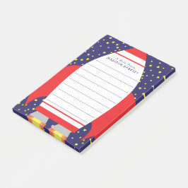 Kinder im Weltraumschiff Niedlich Post-it Klebezettel