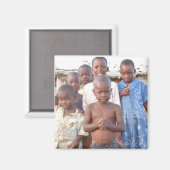 Kinder in Afrika Magnet (Vorderseite/Rückseite)