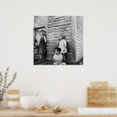 Kinder in Armut: 1930 Poster (Küche)