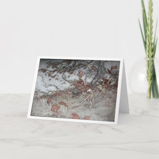 Kinder in den Gärten (freier Raum nach innen) Karte (Vorderseite)