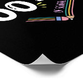 Kinder in der Schule 100 Tage Poster (Ecke)
