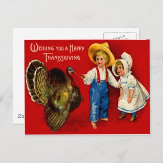 Kinder in der Türkei Postkarte (Vorne/Hinten)