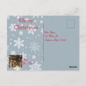 Kinder in der Weihnachtslane Postkarte (Rückseite)