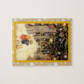 Kinder in der Weihnachtslane Puzzle (Horizontal)