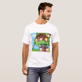 Kinder in einem Baumhaus T-Shirt (Vorne ganz)