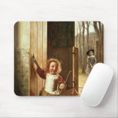Kinder in einem Eingang mit "Colf" Stöcken Mousepad (Mit Mouse)