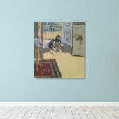 Kinder in einem Zimmer, 1893 Leinwanddruck (Insitu (Holzboden))