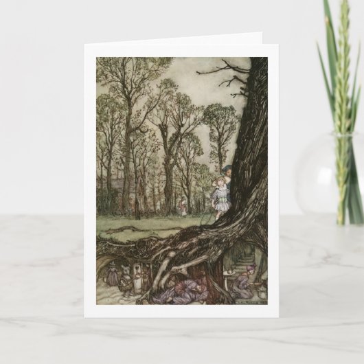 Kinder in Kensington arbeitet im Garten (freier Karte (Vorderseite)