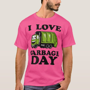 Kinder in Liebe Müllwagen TagKleine Jungen Müllwag T-Shirt