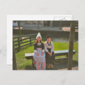 Kinder in niederländischem Kostüm Postkarte (Vorne/Hinten)