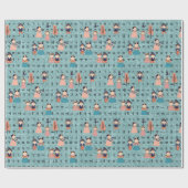 Kinder in traditioneller koreanischer Hanbok (Sage Geschenkpapier (Flach)