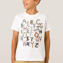 Kinder Insekten Alphabet - Bug Shirt