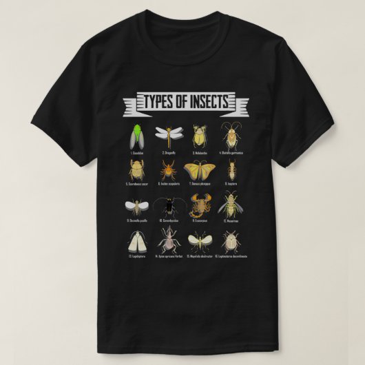 Kinder Insektenarten Bug Science lustiges Sprichwo T-Shirt (Design vorne)