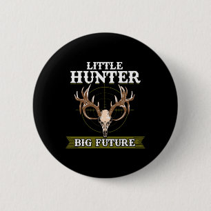 Kinder jagen Hirschjäger T-Shirt-Geschenk Button