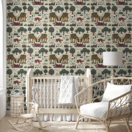 Kinder Jagen Klub Folkart Handgezogener Doodle Hun Tapete