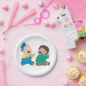 Kinder jagen Papierplatten Pappteller (Party)