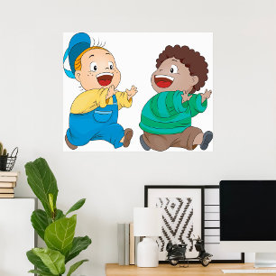 Kinder jagen Poster