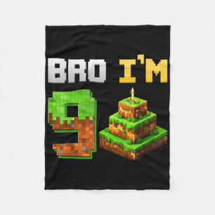 Kinder jagen sich ihr 9. Geburtstag Bro Spiel Pixe Fleecedecke