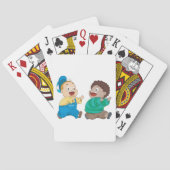 Kinder jagen Spielkarten (Rückseite)