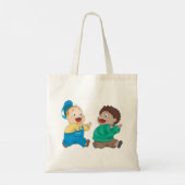 Kinder jagen Tote Bag Tragetasche (Rückseite)