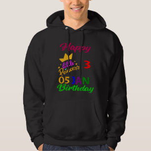 Kinder Januar Mädchen Geburtstag 5. Januar 3. Janu Hoodie