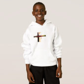 Kinder Jesus folgen mir Sweatshirt Hoodie (Vorne ganz)