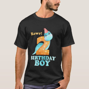 Kinder Jugend 2 Jahre alt T Rex Dinosaurier für Ju T-Shirt
